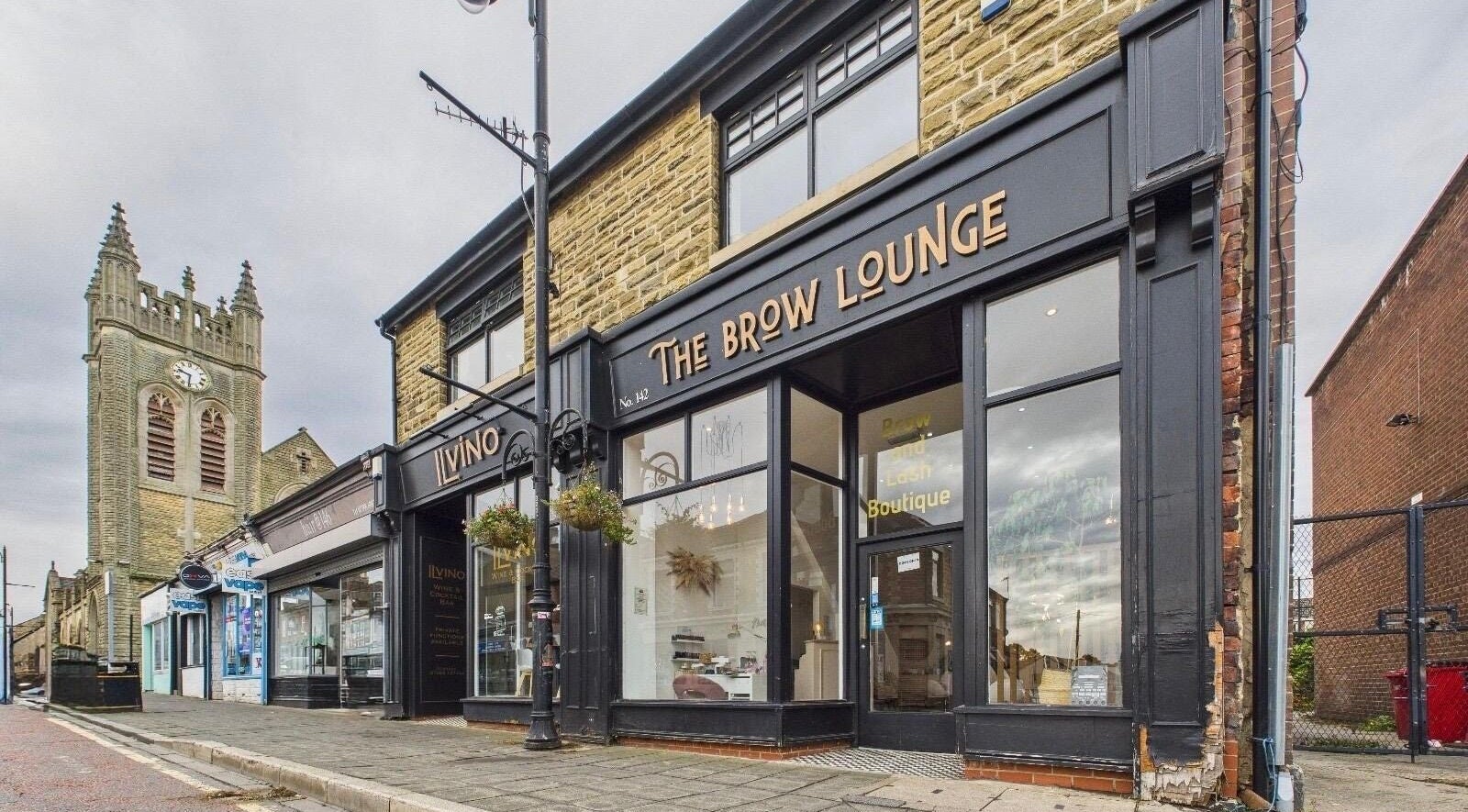 The Brow Lounge Aesthetics and Beauty venue exterior in Bishop Auckland, England, GB, showcasing modern charm.