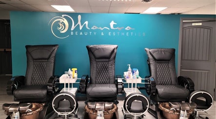 Elegant pedicure chairs at Mantra Beauty & Esthetic, Kamloops, British Columbia, CA.
