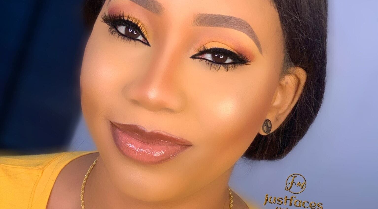 Radiant makeup at Justfaces Makeover, Abuja, Federal Capital Territory, NG, showcasing beauty and style.