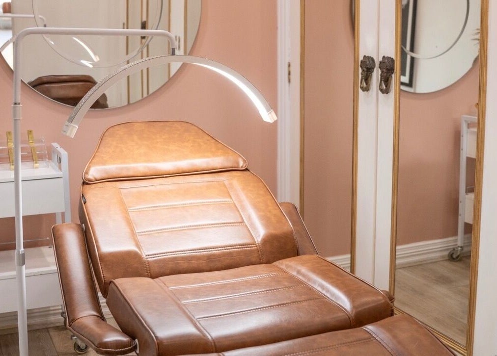 Luxurious pedicure chair at Black Foxx Hair and Beauty, Charlestown, New South Wales, AU.