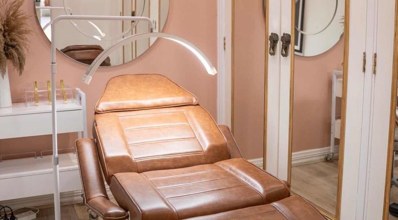 Luxurious pedicure chair at Black Foxx Hair and Beauty, Charlestown, New South Wales, AU.