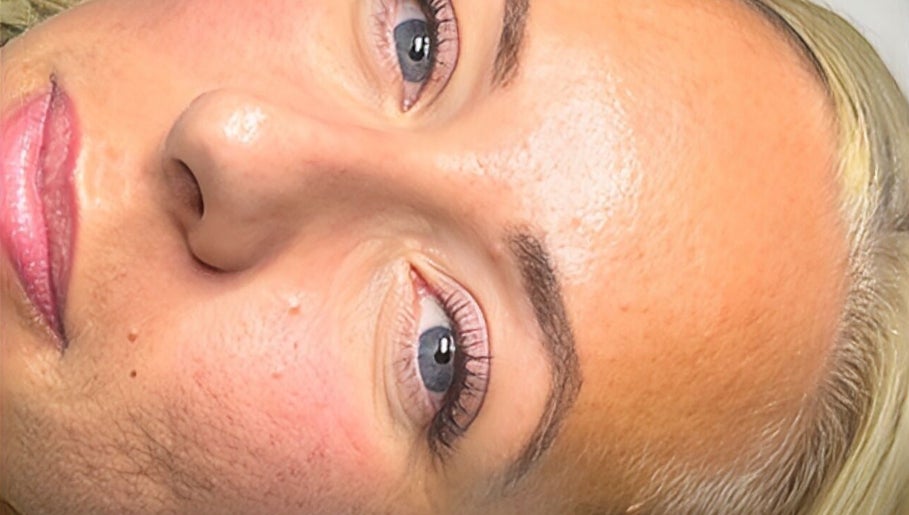 Close-up radiant skin treatment at SLC Studio, Ash Green, England, GB showcasing elegant beauty.