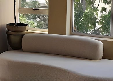 Elegant relaxation area at Lashcore | Somerset West in Cape Town, Western Cape, ZA with a comfy lounger and greenery.