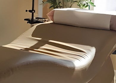 Relaxing treatment bed at Lashcore | Somerset West, Cape Town, Western Cape, ZA, for beauty services.