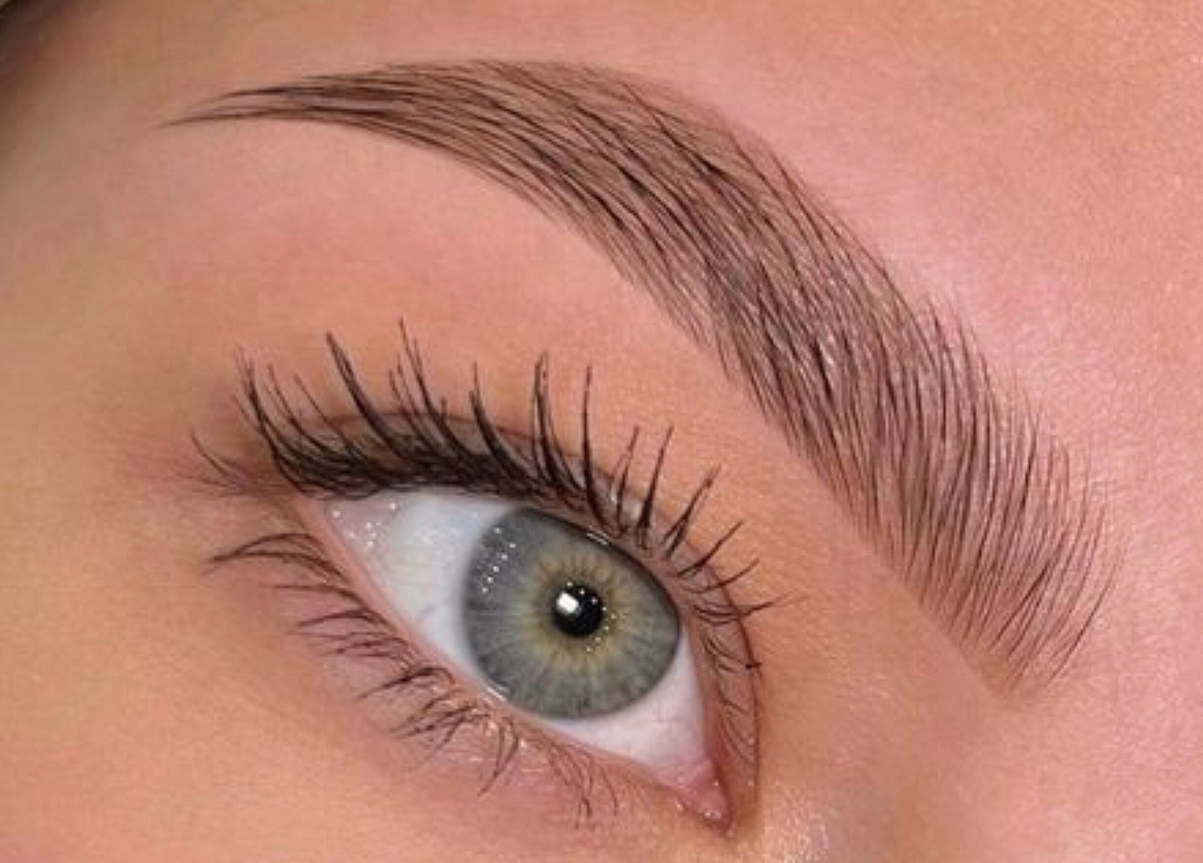 Close-up of styled eyebrow at Lashcore | Rondebosch East in Cape Town, Western Cape, ZA.