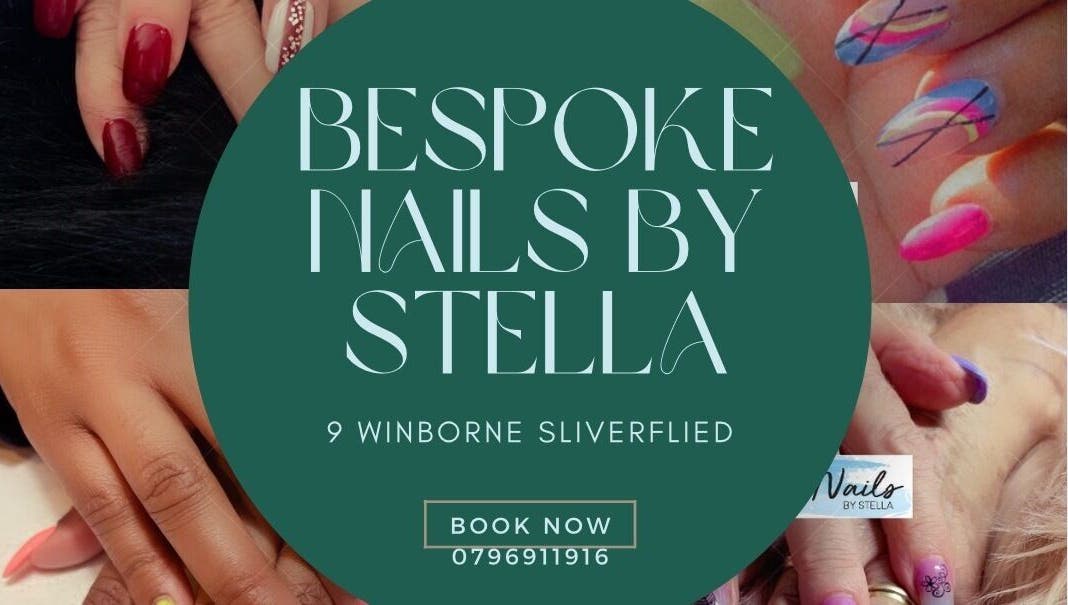 Nail art at Bespoke Nails, Krugersdorp, Gauteng, ZA showcasing vibrant and diverse designs.