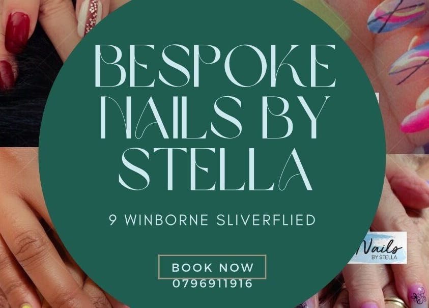 Nail art at Bespoke Nails, Krugersdorp, Gauteng, ZA showcasing vibrant and diverse designs.