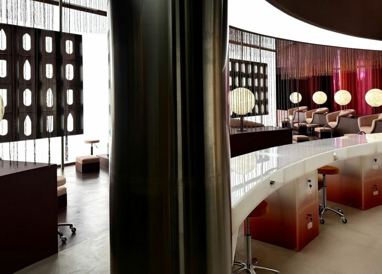 Elegant interior of Base & Boon - Diplomatic Quarter in Riyadh, Riyadh Province, SA with modern decor and seating.