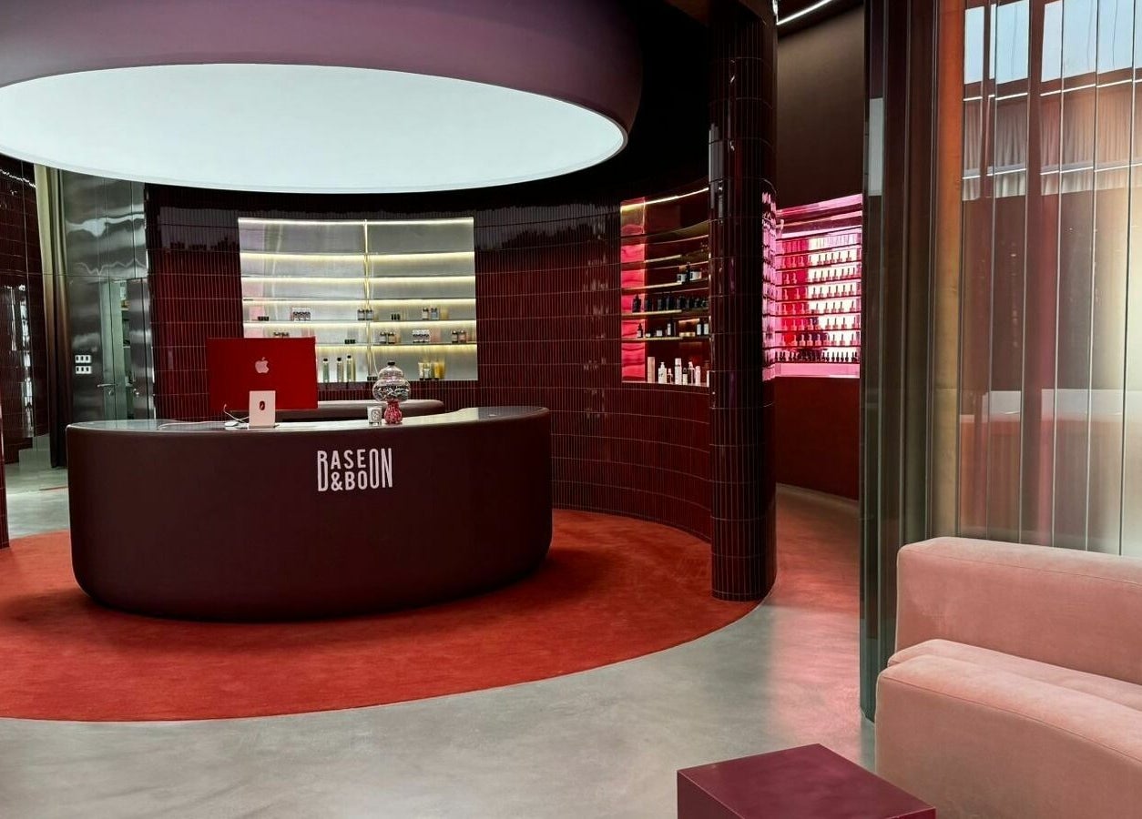 Base & Boon - Diplomatic Quarter reception area, modern decor in Riyadh, Riyadh Province, SA.