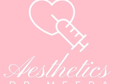Dr Meera Aesthetics - Brighton logo showcases a heart with syringe, located in Brighton And Hove, England, GB.