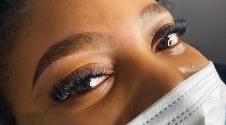 Close-up of expertly styled eyelashes at Muse - Ballyclare, Ballyclare, Northern Ireland, GB.