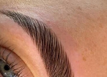 Close-up of well-groomed eyebrow at Muse - Ballyclare, Ballyclare, Northern Ireland, GB.