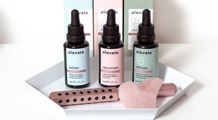 Elevate beauty oils and tools on display at Elevate, Glasgow, Scotland, GB. Perfect for skincare routines.