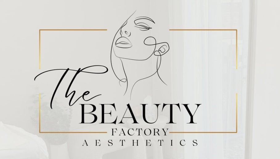 Sophisticated line art logo of The Beauty Factory in Ramsgate, England, GB.