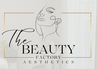 Sophisticated line art logo of The Beauty Factory in Ramsgate, England, GB.