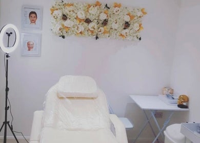 Calm beauty treatment room at 36 The Tything, Worcester WR1 1JL, Worcester, England, GB featuring a floral decor.
