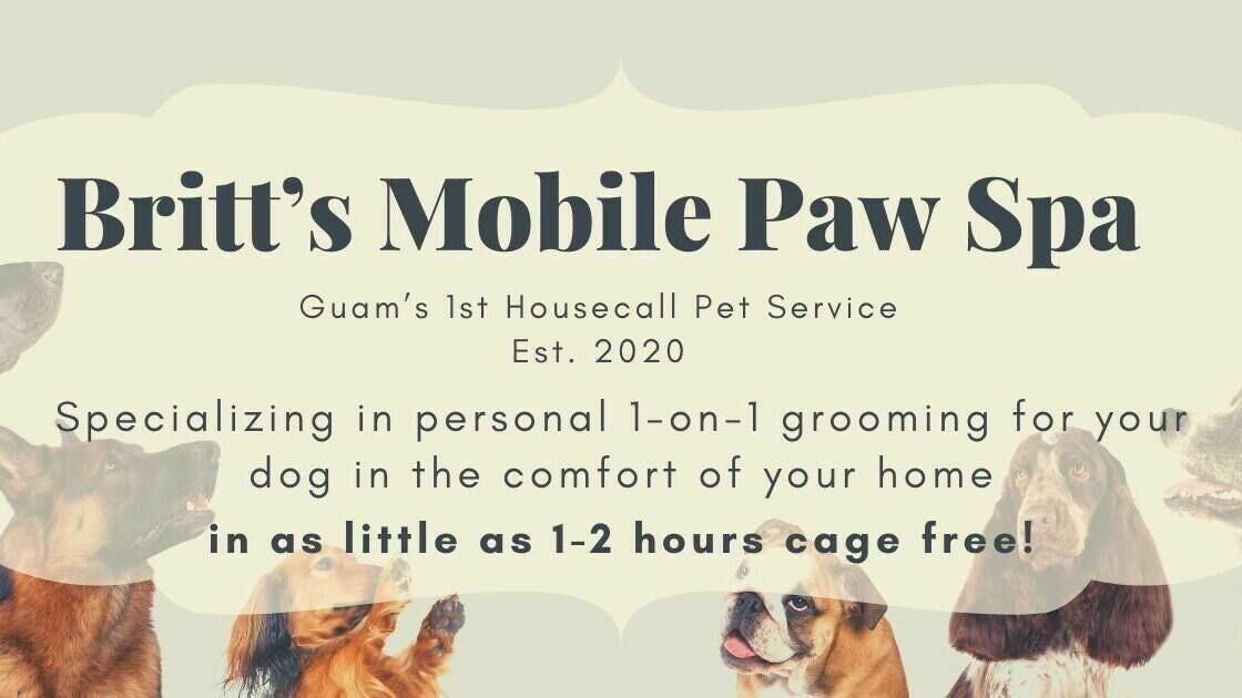 Britt’s Mobile Paw Spa- Housecall Dog Grooming - Marine Corps Dr ...