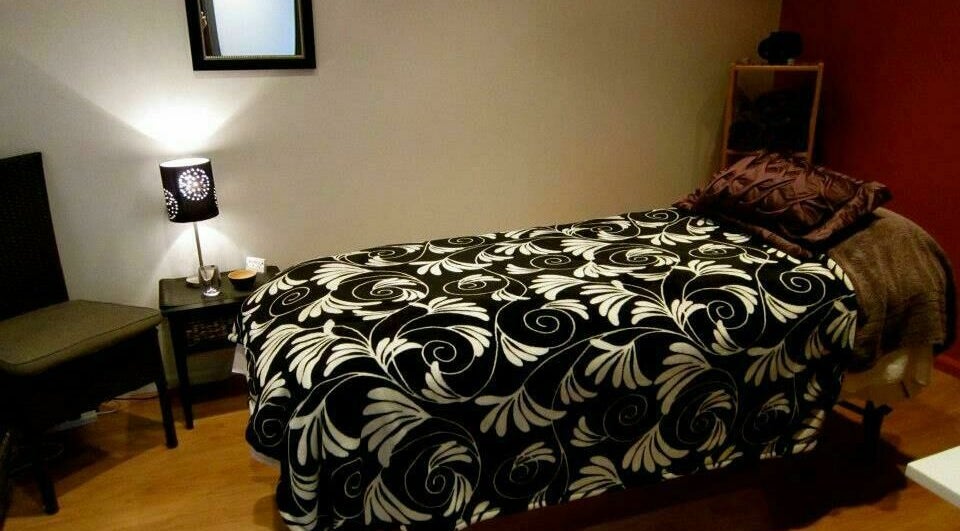 Tranquil massage room at Star Beauty Salon - 241 Waiwhetu Road, Lower Hutt, Wellington, NZ, with elegant decor.