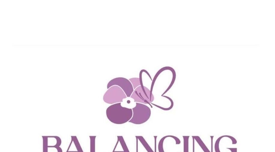 Balancing Touch Complementary Therapies logo with purple floral design in Risca, Wales, GB.
