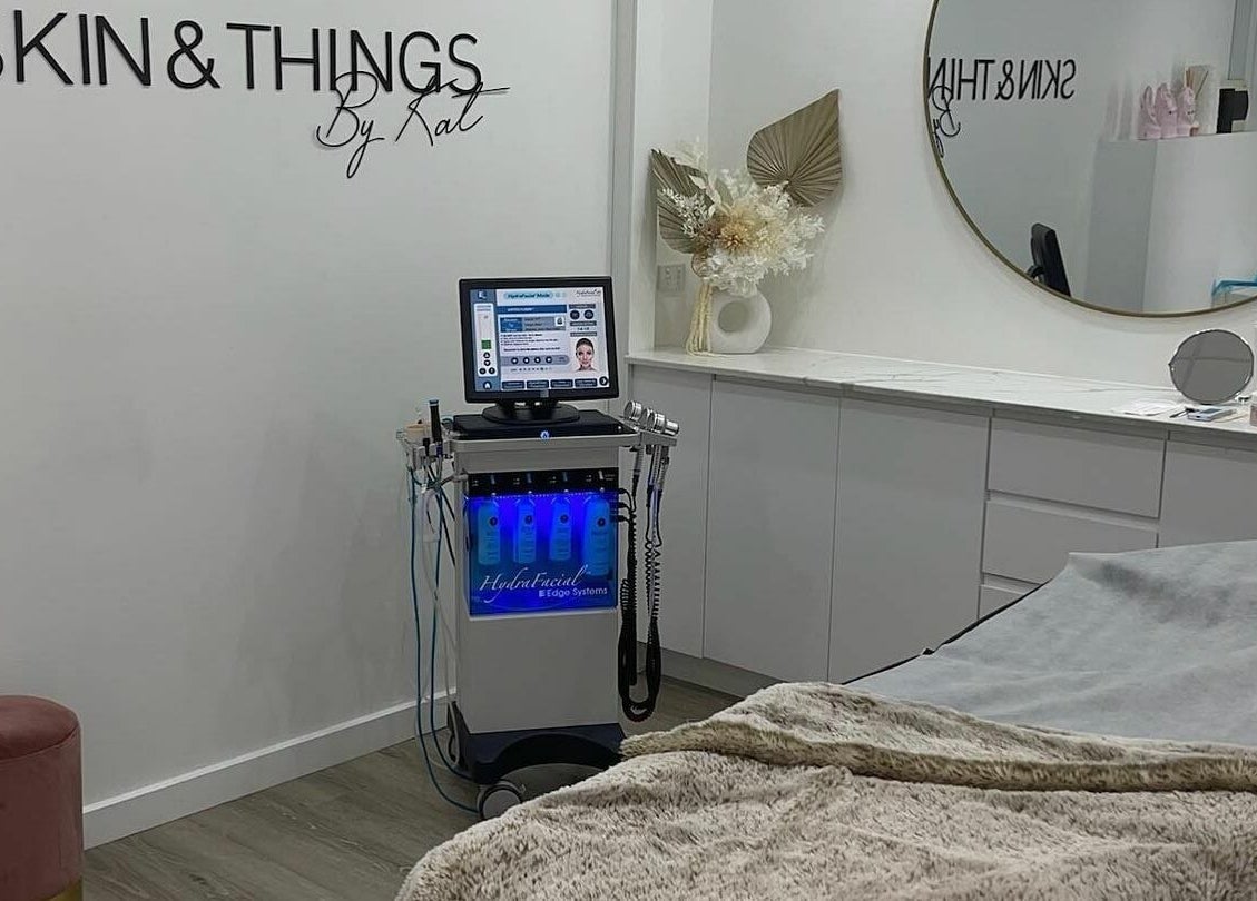 Relaxing treatment room at Skin and Things By Kat - The Scalp Spa Bankstown, New South Wales, AU.