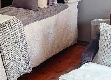 Comfortable spa bed at YM Nails Beauty & Skincare, Potchefstroom, North West, ZA.