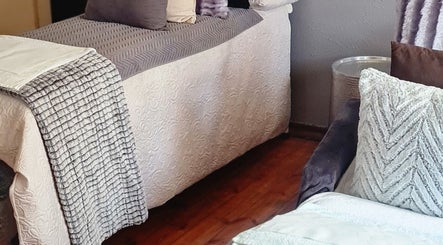 Comfortable spa bed at YM Nails Beauty & Skincare, Potchefstroom, North West, ZA.