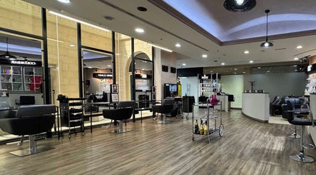 Elegant interior of Salon 971 in Dubai, Dubai, AE showcasing modern design and luxury beauty services.