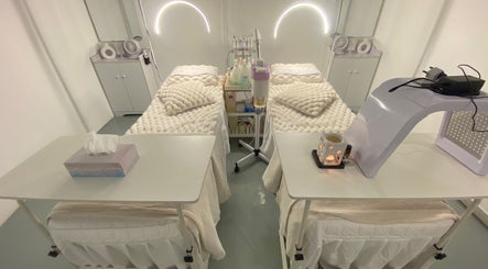 Luxurious spa beds at The Facespa, Jitra, Kedah, MY, ready for treatment.