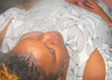 Relaxing steam facial at Solitude Esthetics, Bridgetown, Christ Church, BB. Indulge in tranquility and pampering.