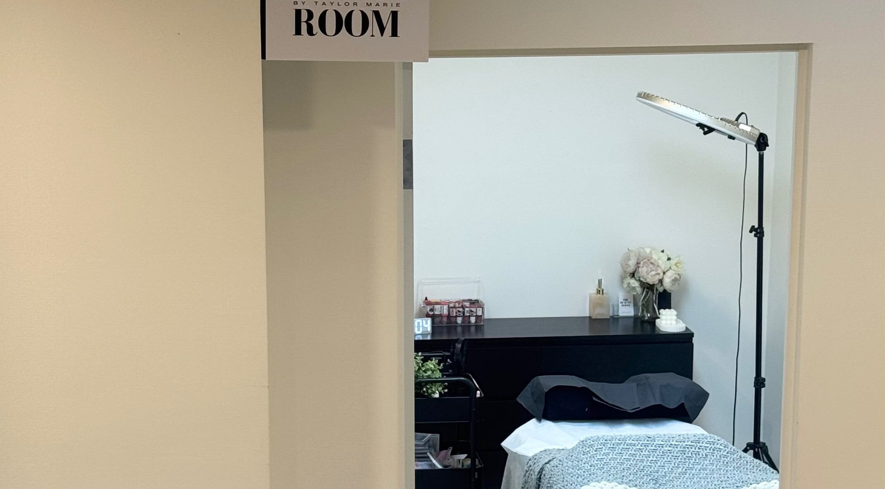 Inside The Beauty Room by Taylor Marie, Parramatta, NSW, AU. Cozy treatment setup with gentle lighting.