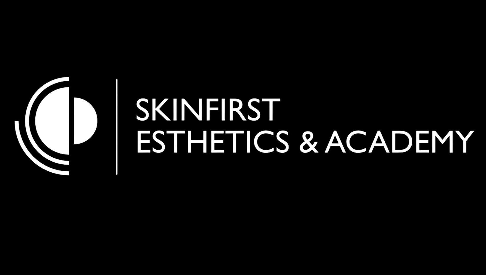SkinFirst Esthetics & Academy logo featuring modern design in La Tourney, Vieux Fort, LC.