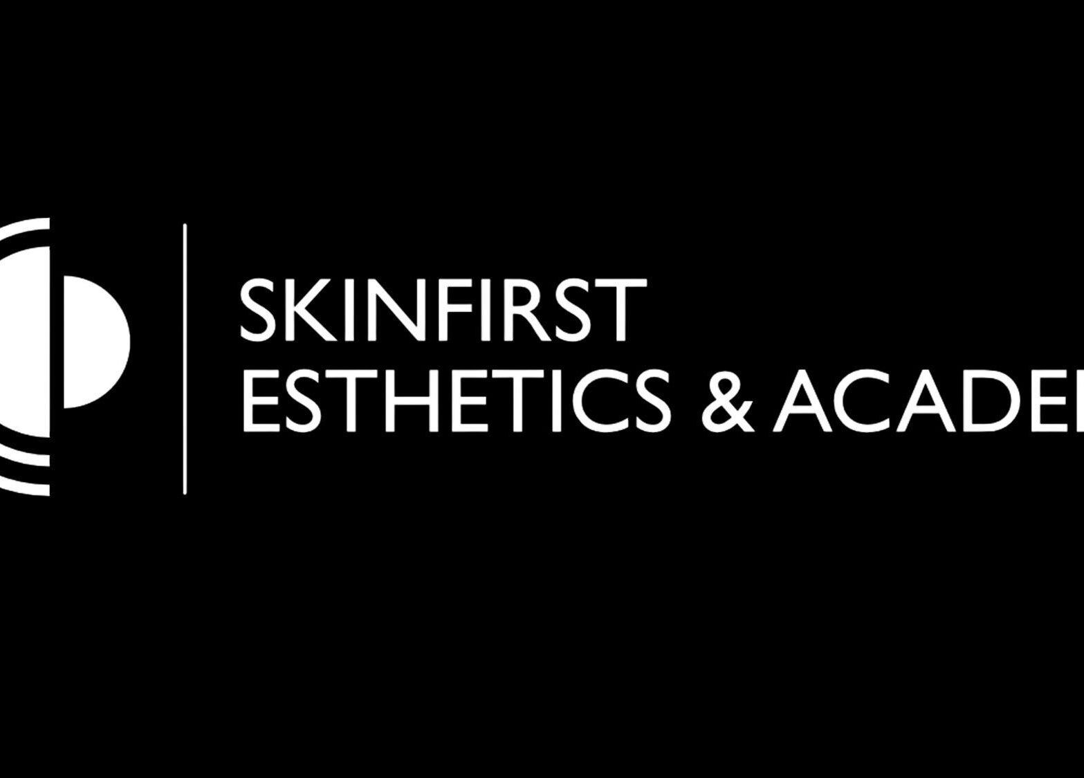 SkinFirst Esthetics & Academy logo featuring modern design in La Tourney, Vieux Fort, LC.