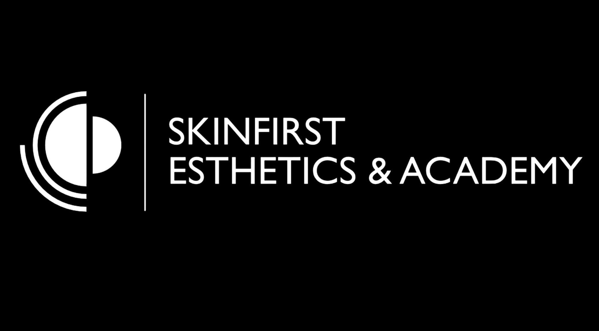 SkinFirst Esthetics & Academy logo featuring modern design in La Tourney, Vieux Fort, LC.