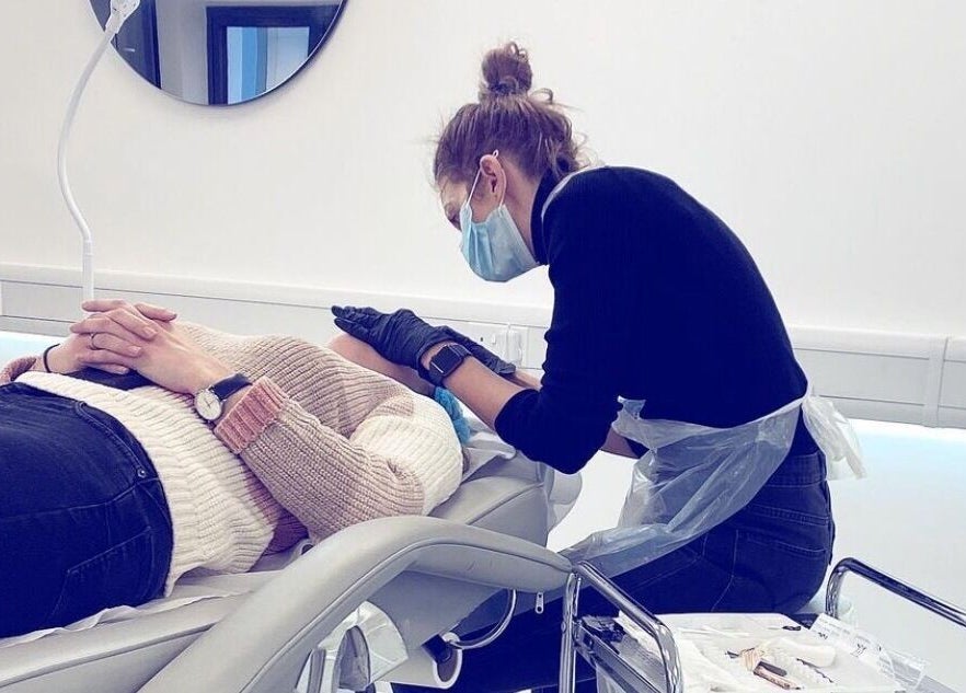 Professional lash service at Lashes and Brows by Katy, Gloucester, England, GB.