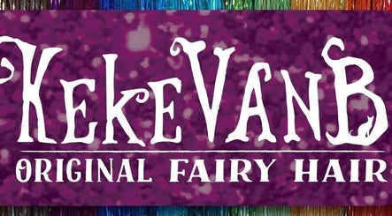KekeVanB Original Fairy Hair sign at Brylah Fashions in Lady Lake, Florida, US with colorful hair strands.