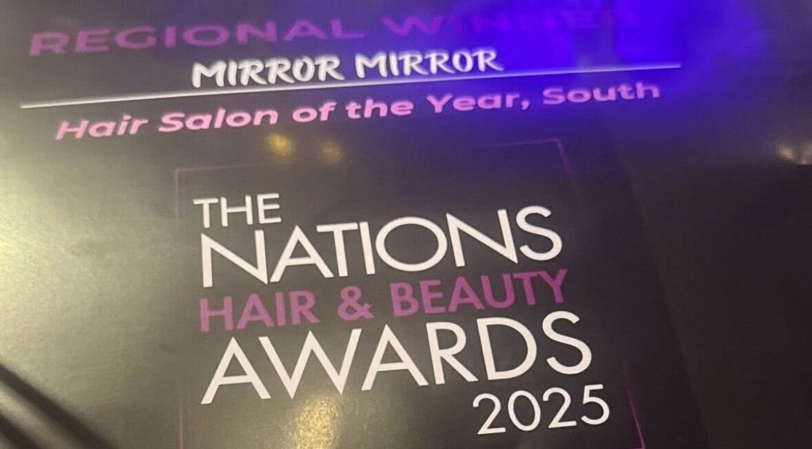 Mirror Mirror Hair Studio in Malmesbury, England, wins Hair Salon of the Year, South at Nations Hair & Beauty Awards 2025.