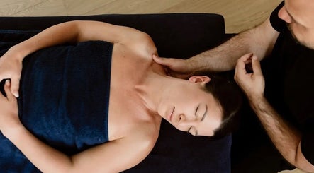 Relaxing massage session at Mobile Massage Pembrokeshire, Haverfordwest, Wales, GB.
