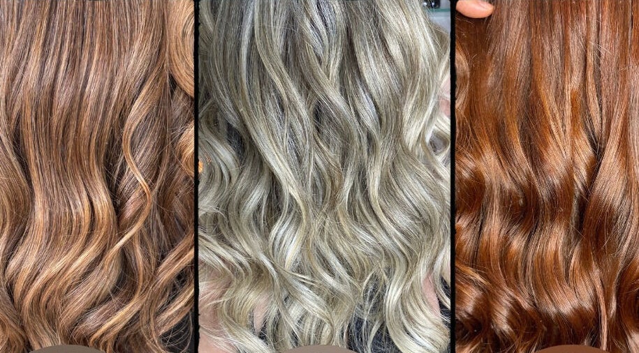 Estilos de cabello en El Chico de la Rosa Azul, Panamá, Panamá, PA. Tintes rubio, castaño y rojizo para un look perfecto.