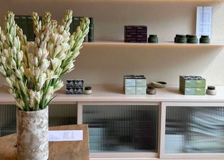 Elegant floral arrangement in Fields of Yarrow Uluwatu, Bali, Bali, ID, showcasing beauty and wellness products.