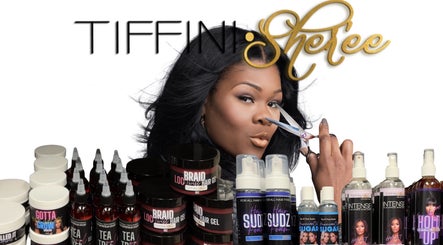 Diverse haircare products at TS HAIR STUDIOS CHICAGO showcasing a stylist with scissors in Chicago, US.