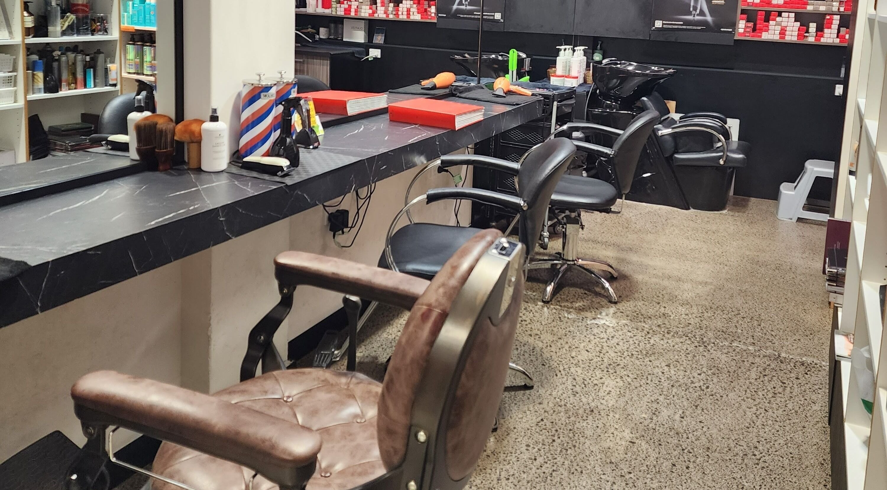 Kess Hair & Beauty | Onehunga salon interior with stylish chairs in Auckland, Auckland, NZ showcasing modern decor.
