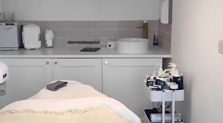 Serene treatment room at Radiance Aesthetics Skin Clinic, Portsmouth, England, GB, showcasing professional setup.