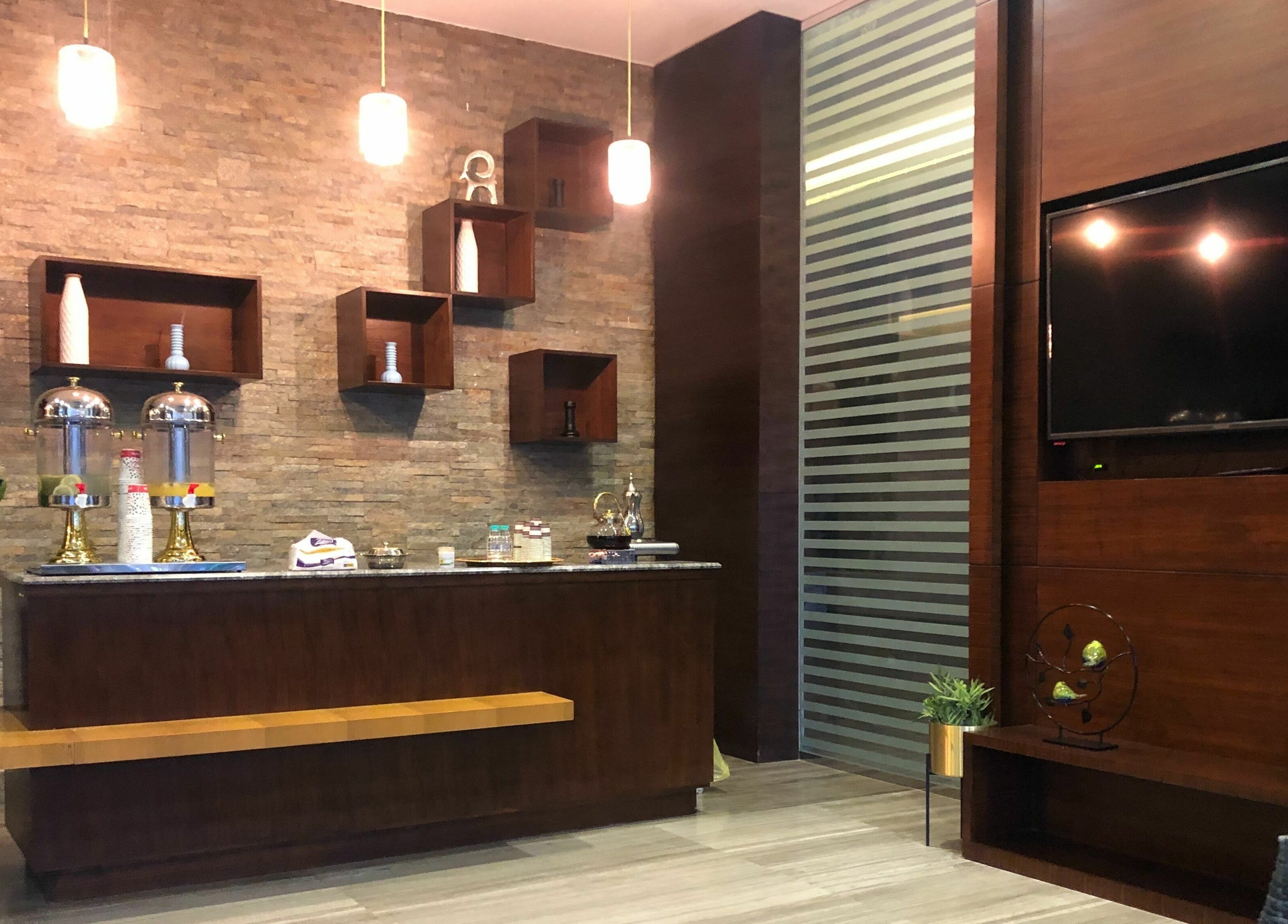 Elegant refreshment bar at Golden Time Al Ahsaa جولدن تايم الأحساء, Al Mubarraz, Eastern Province, SA.