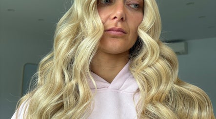 Blonde hair with waves styled at Molly Sarah Hair, Ballarat Central, Victoria, AU.
