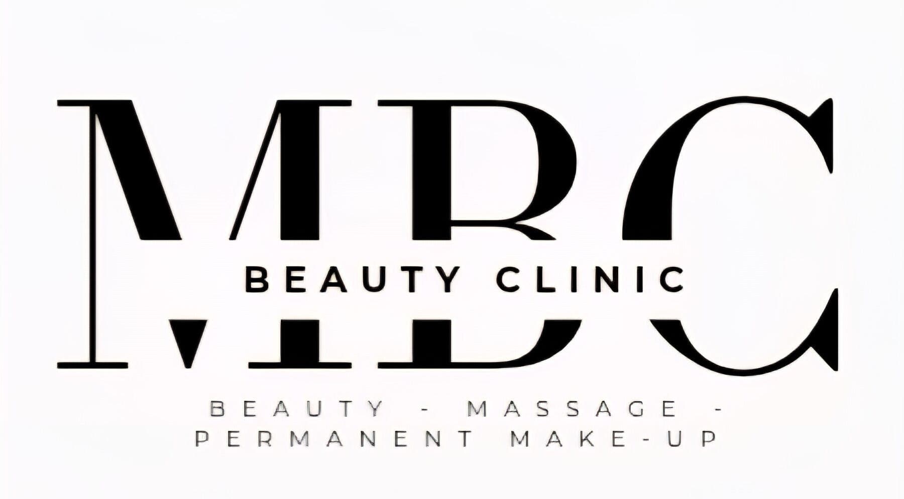 Elegant logo of M.B.C. Beauty Clinic in Gateshead, England, GB, showcasing beauty and wellness services.