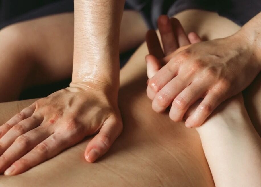Massage therapy session at The Little Gem Spa Massage, North Perth, Western Australia, AU.