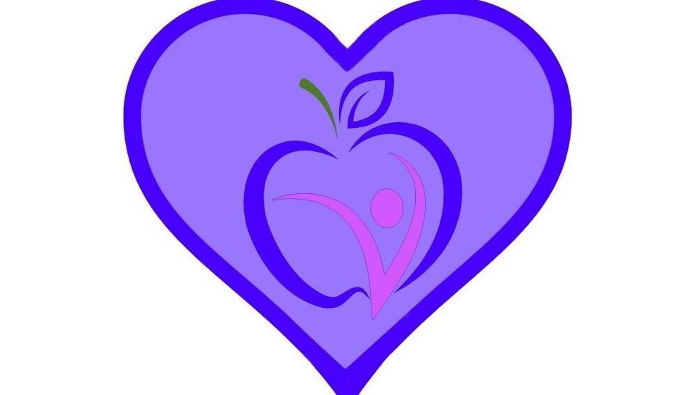 Logo of Heart Mind and Soul displaying a purple heart design at Clacton-on-Sea, England, GB.