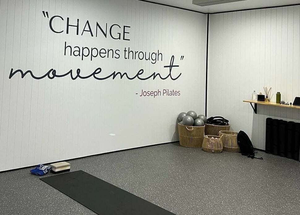 Onyx Brows yoga studio in North Mackay, Queensland, AU features an inspiring quote on movement.