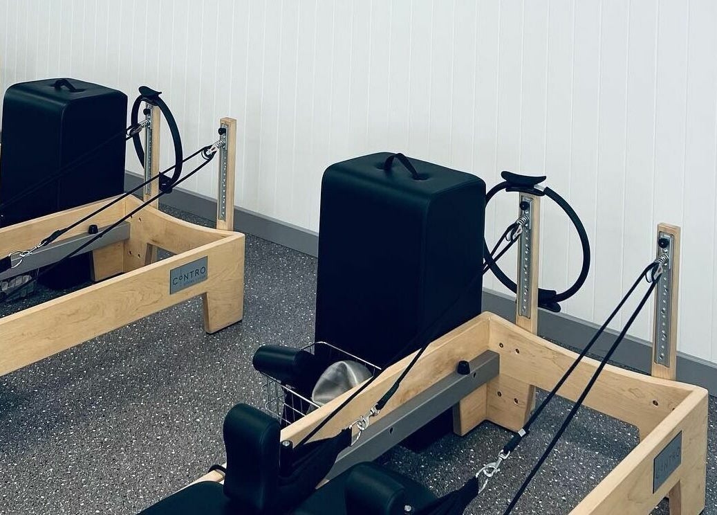 Pilates reformers in Onyx Brows at North Mackay, Queensland, AU, offering wellness and fitness services.