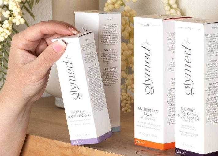 Distinctive skincare products displayed at The Skin Tune, Ramsey, New Jersey, US, promoting beauty and wellness.